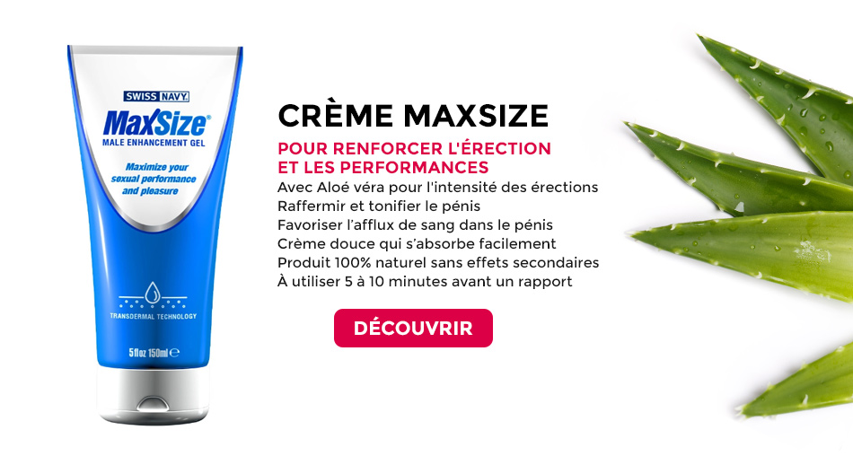 crème max size érection